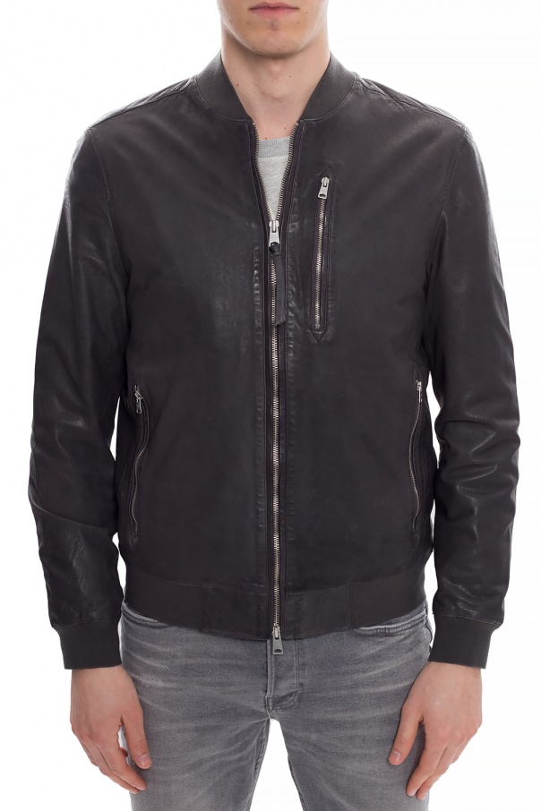 all saints kino leather jacket